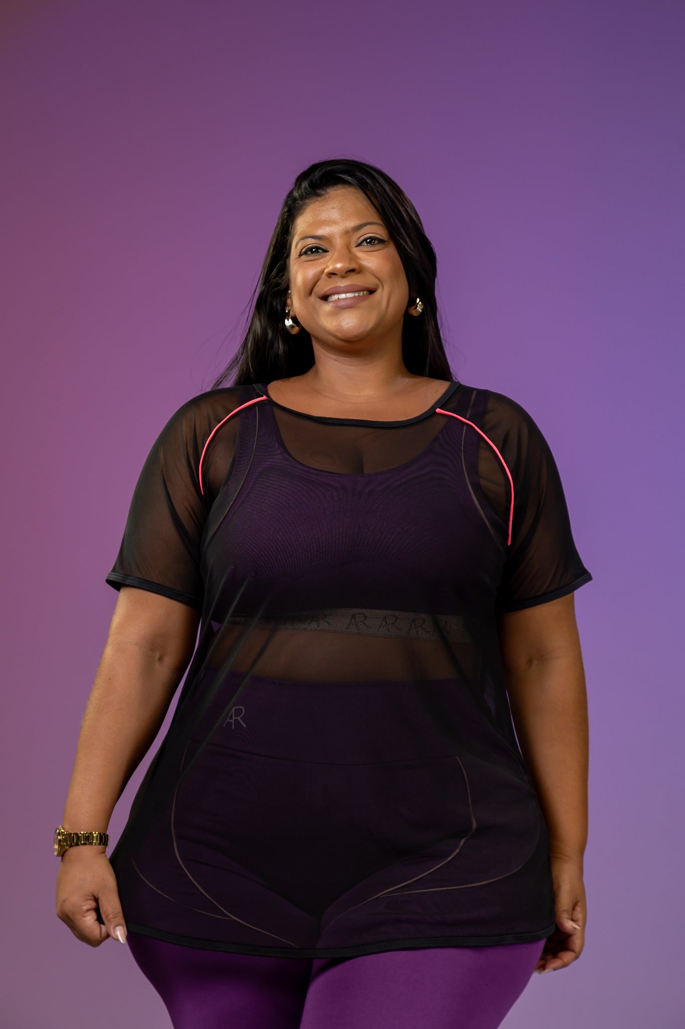 Blusa Feminina de Tule GG Leve e Transparente para Looks Modernos