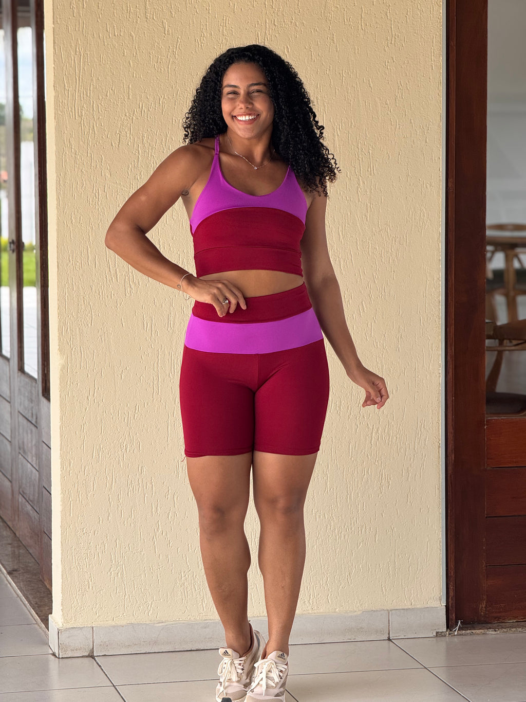 CONJUNTO DE SHORT BARATEX ROSY