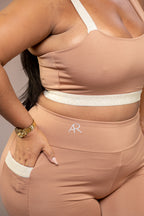 Conjunto Feminino Fernanda Plus em Poliéster com Bolso e Caimento Confortável