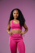 Conjunto  de Calça Feminino Dai em Poliéster Macio para Treino e Dia a Dia