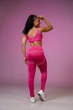 Conjunto  de Calça Feminino Dai em Poliéster Macio para Treino e Dia a Dia