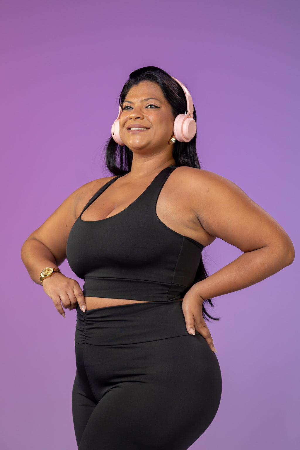 Conjunto Feminino Plus Size Fernanda em Poliéster Leve e Confortável