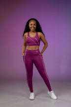 Conjunto  de Calça Feminino Dai em Poliéster Macio para Treino e Dia a Dia