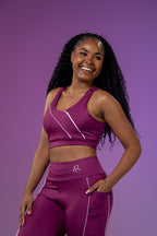 Conjunto  de Calça Feminino Dai em Poliéster Macio para Treino e Dia a Dia