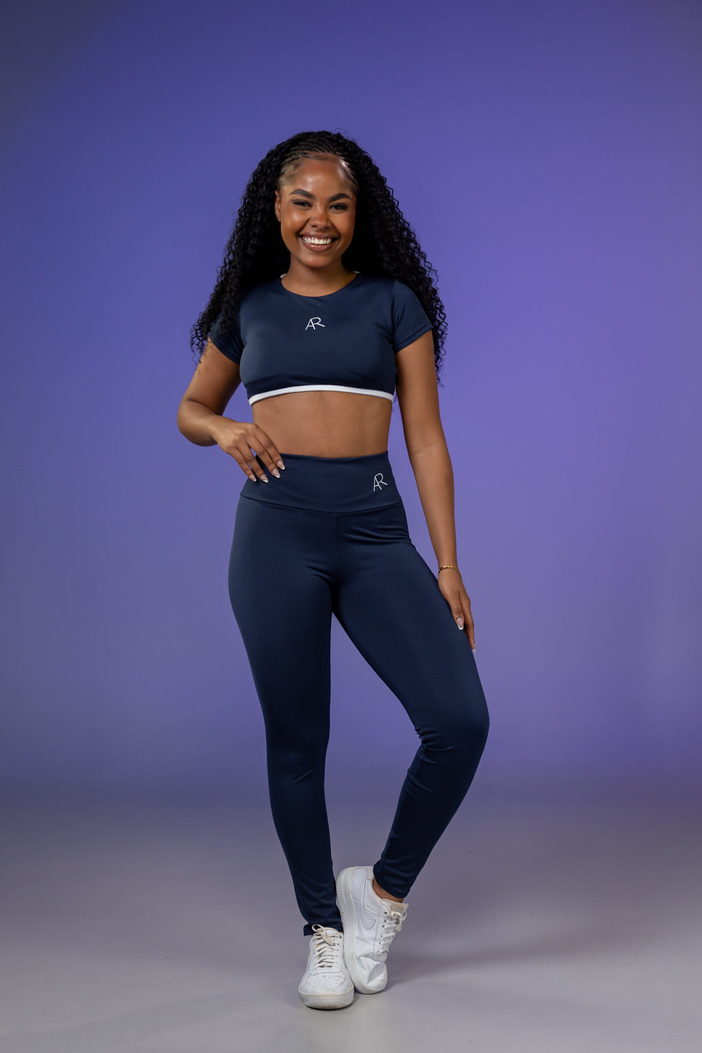 Conjunto de Calça  Feminino Dai em Poliéster Macio para Treino e Dia a Dia