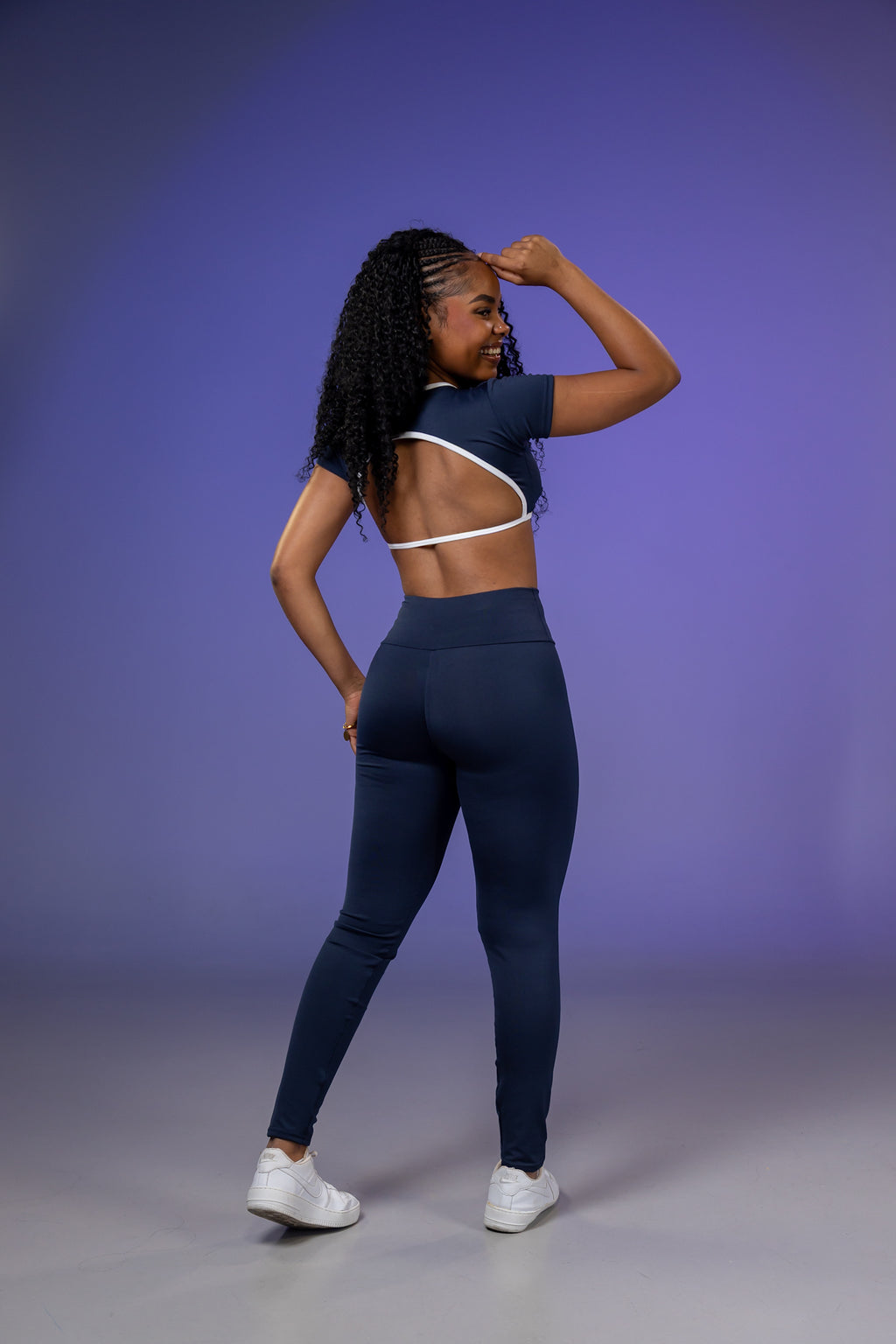 Conjunto de Calça  Feminino Dai em Poliéster Macio para Treino e Dia a Dia