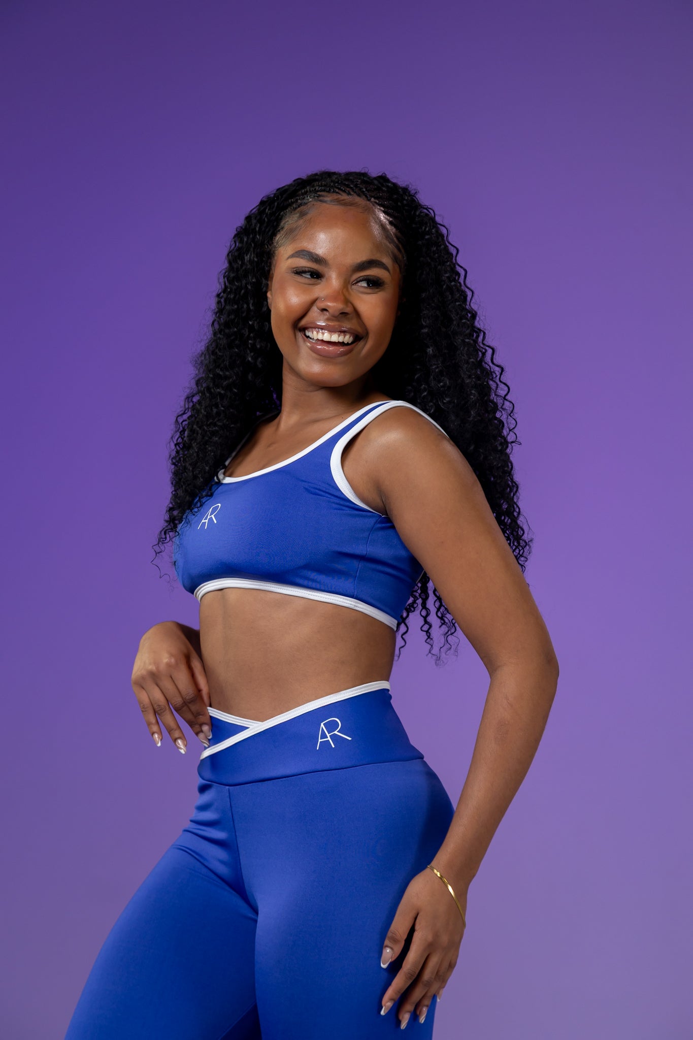 Conjunto de Calça  Feminino Dai em Poliéster Macio para Treino e Dia a Dia