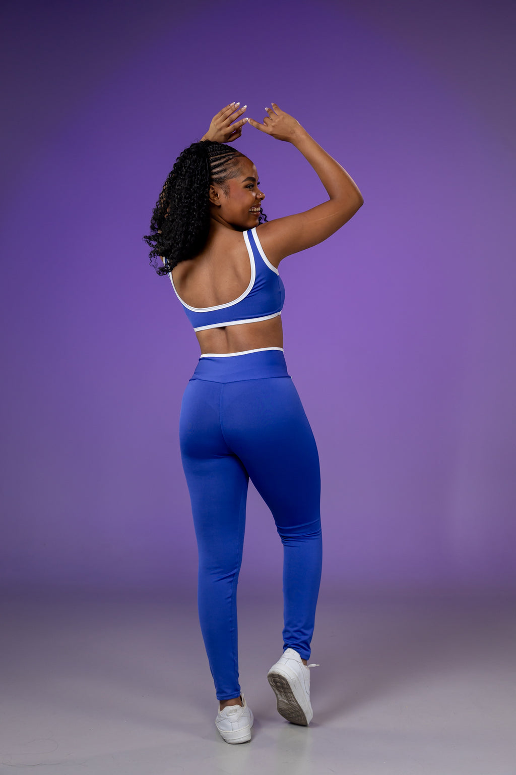 Conjunto de Calça  Feminino Dai em Poliéster Macio para Treino e Dia a Dia