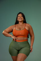 Conjunto Feminino Plus Size Eliana com Short em Poliéster Leve