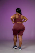 Conjunto Feminino Plus Size Fernanda com Short em Poliéster Leve