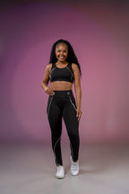 Conjunto de Calça Feminino Dai em Poliéster Macio para Treino e Dia a Dia